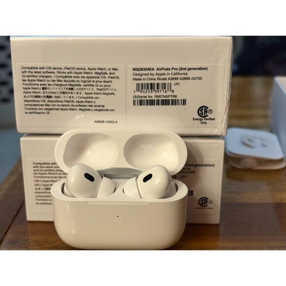 Apple AirPods Pro (2nd Gen) with USB-C — Open Box, Verified! - Picture 2 of 10